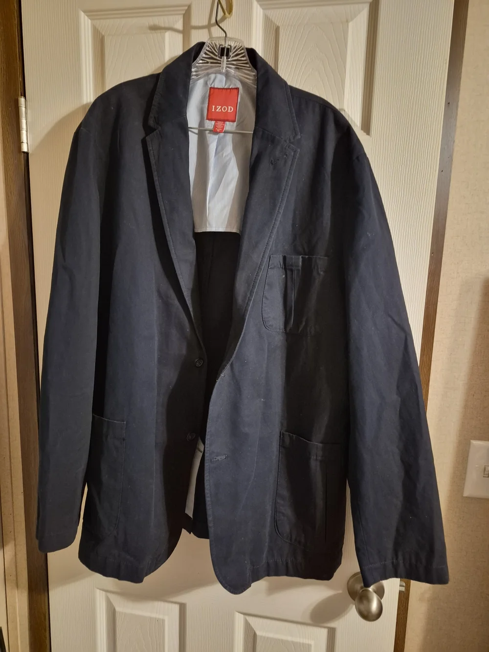 IZOD Dark Navy Casual Sport Coat